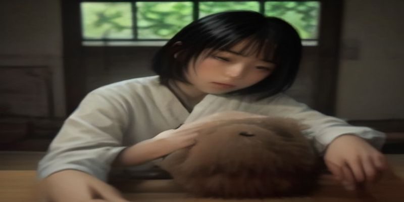 个人站长在明亮工作台前专注搭建小网站，屏幕显示网站后台数据面板，钴蓝色调专业感强